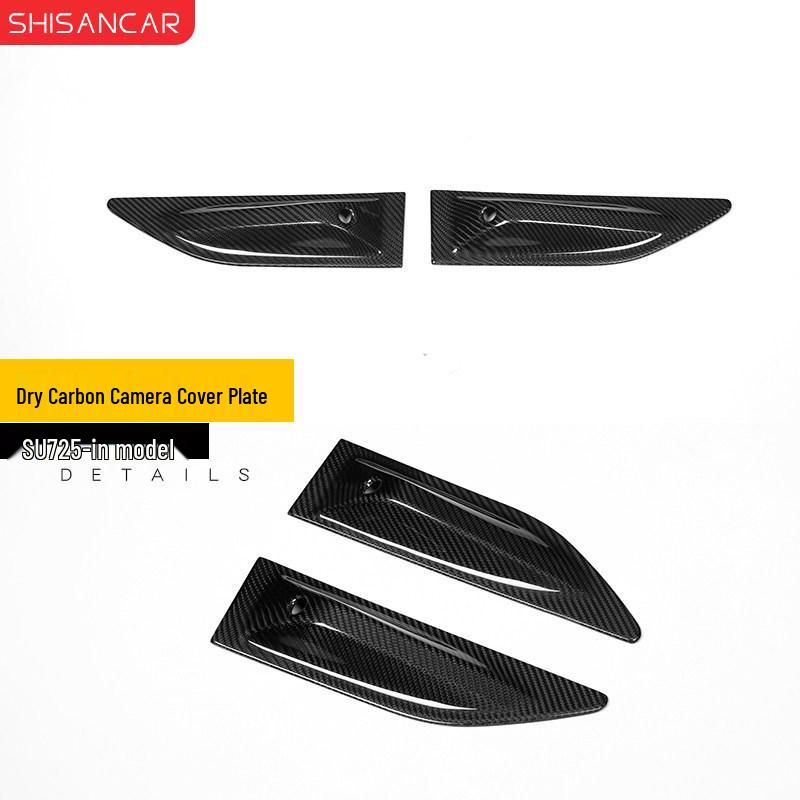 Xiaomi SU7 Car Body Kit: Front Lip, Splitter, Side Skirts, Rear Wing, Carbon Fiber Exterior.