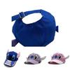 Czapka baseballowa Stitch dla dzieci z haftowanymi uszami dla ochrony przed słońcem i oddychalności