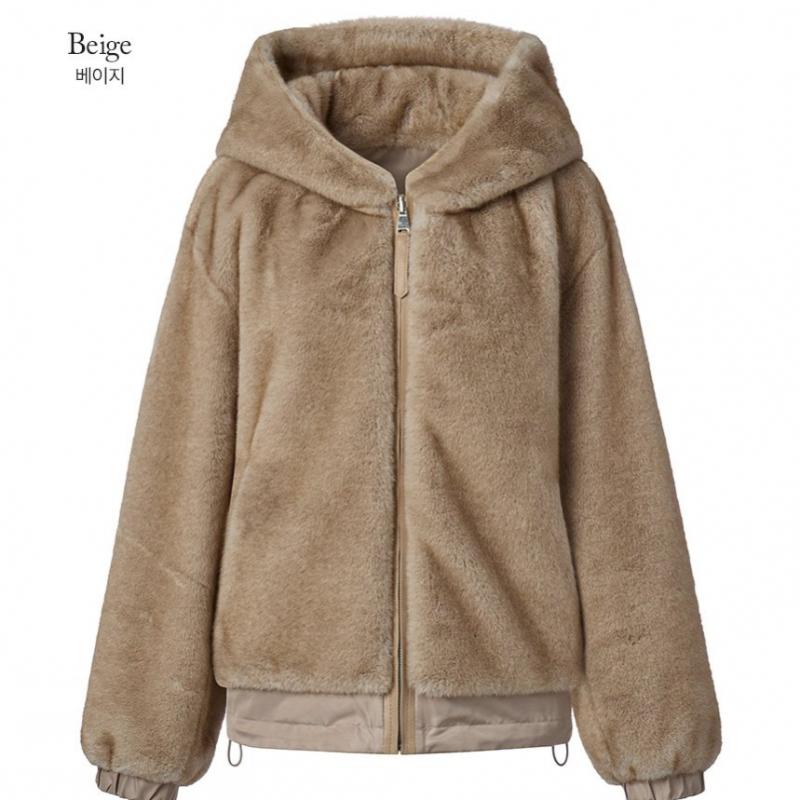 La Belle Shinyoung Fur Reversible Hooded Jacket Lb105jk 4