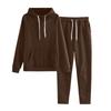Children's Solid-color Loose Sweatshirt And Sweatpants Casual Sportswear Set