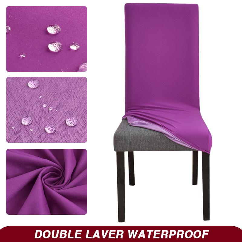 Waterproof Dining Chair Cover Stretch Dining Chair Slipcover Removable Washable Chair Protector Suitable for Home/Hotel/Banquet