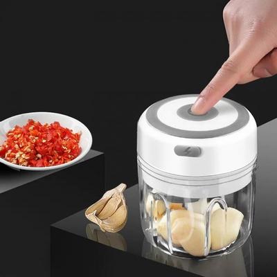 Electric Garlic Mixer, Kitchen Garlic Mixer, Garlic Puree, Wireless Food Processor, Meat Grinder, USB Charging