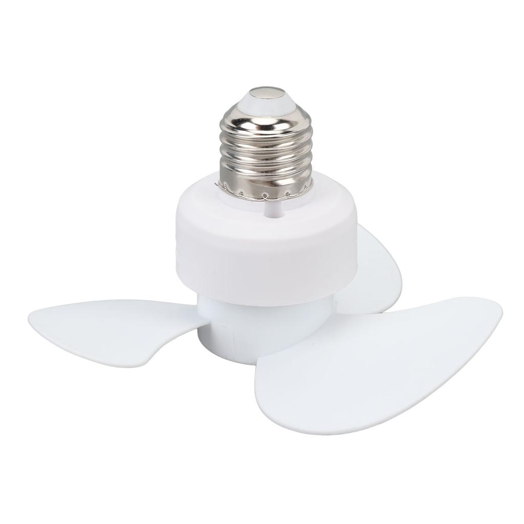 Socket Mini Fan E27 E26 Caliber Silent Screw In Small Fan for Bedroom Living Room Kitchen Office