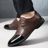 FashionMale Shoes 2024 Fashion Spring Autumn Leisure Office Footwear Mens Shoes Luxury Genuine Leather Men Casual Oxford Shoes Big Size