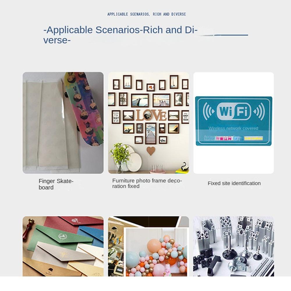 1/6Pcs Black Fingerboard Grip Tapes Foam Grip Non-slip Stickers Durable Fingerboard Deck Stickers