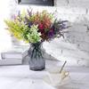 1-10PCS Greenery Simulation Lavender Artificial Flowers Faux Plants Wedding Home Decor Accessories Ornaments Arrangements