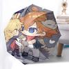 1 Stück Outdoor-Schirm mit niedlichen Anime-Charakteren - Automatisches Öffnen/Schließen, Tragbares 3-fach faltbares Design, 8-Speichen-Eisenrahmen - Perfektes Geschenk für Fans, T