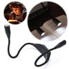 Book Light Bendable Arms Reading Lamp Adjustable Brightness Flashlight Hands Free Perfect for Reading Knitting Camping Repairing