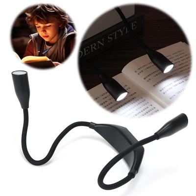 Buchlicht Biegsame Arme Leselampe Einstellbare Helligkeit Taschenlampe Freihändig Perfekt zum Lesen Stricken Camping Reparieren