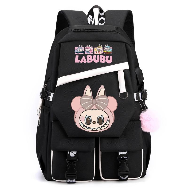Cartoon Printed Backpack Student Teenager Girl Boy Schoolbag Large Capacity Waterproof Bookbag Women Men Travel Bag Gift