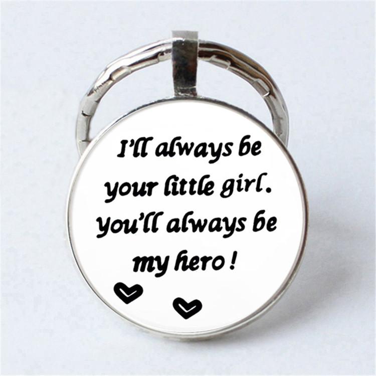 Keychain Accessories Pendant Floral Thanksgiving Text Good Friends Retro Personalized Keychain Gift Pendant