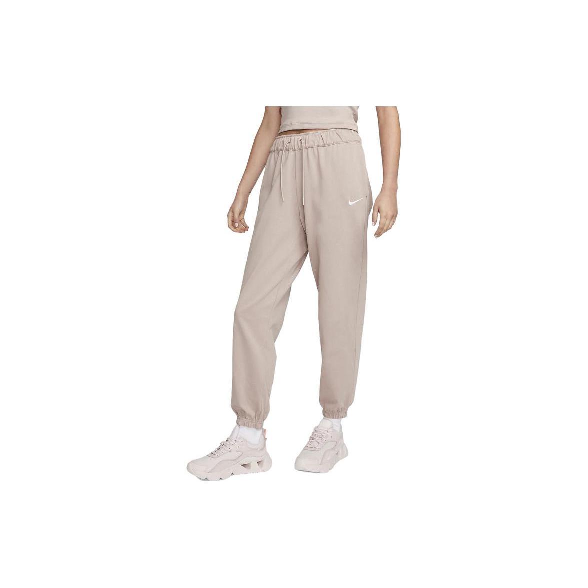 

New Nike Knitted Sweatpants Women s Taupe DM6420-272 XL