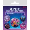K-Pop Demon Hunters Badge (Pack of 5)