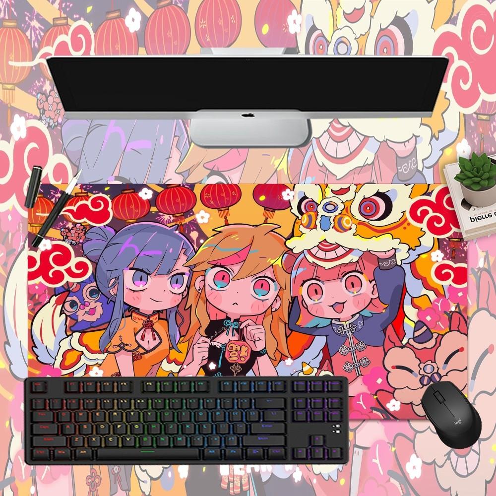 Muse Dash Anime Girl Mousepad Boy Pad Natural Rubber Gaming Mousepad Desk Mat Size For Gameing World Of Tanks CS GO Zelda