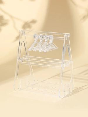 1pc-Creative Acrylic Jewelry Rack, Clothes Rack, Earring Rack, Earring Necklace, Jewelry Storage, Jewelry Sorting, Hanging Rack