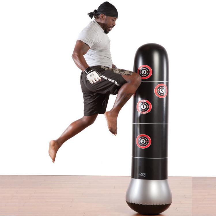 Durable Inflatable Boxing Punch Bag for Adults & Kids