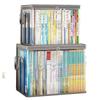 Extra Thick Transparent Book Storage Box for Classrooms and Homes