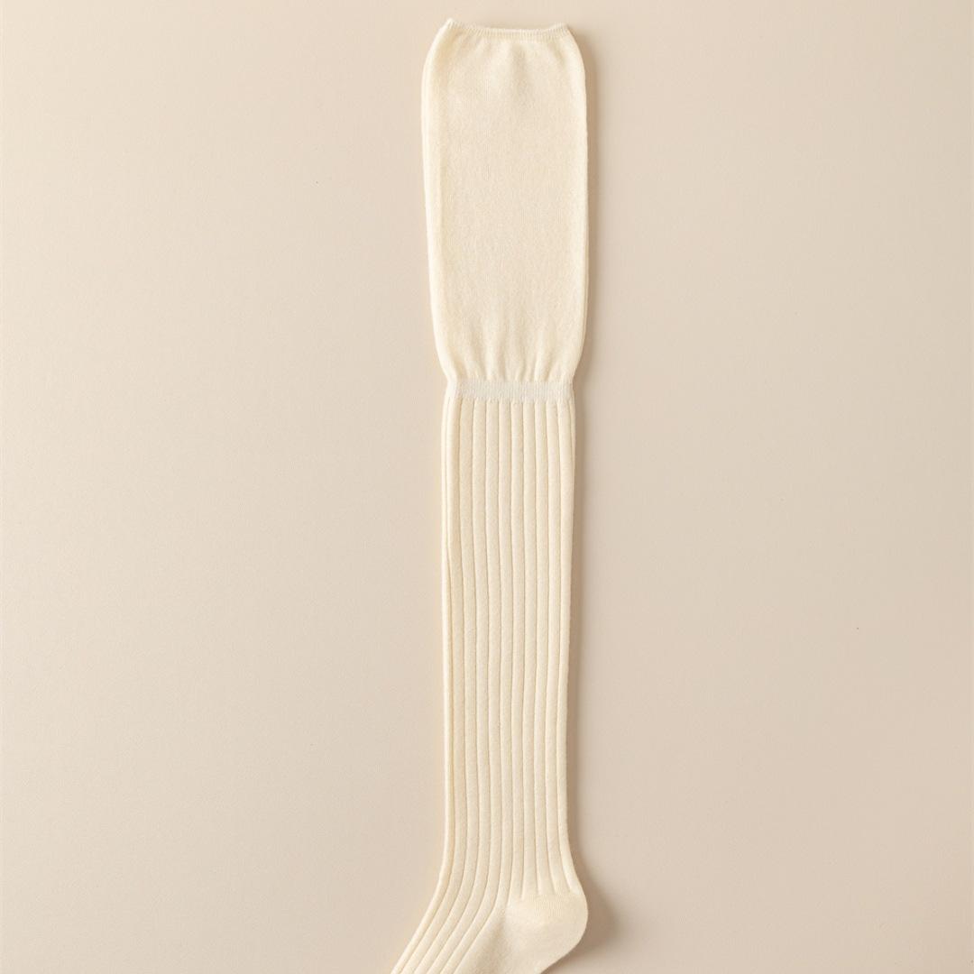 

Кашемировые гольфы Maillard Color Double Needle Soft Warm Cashmere Women s Long Thigh Socks One Size молочный белый