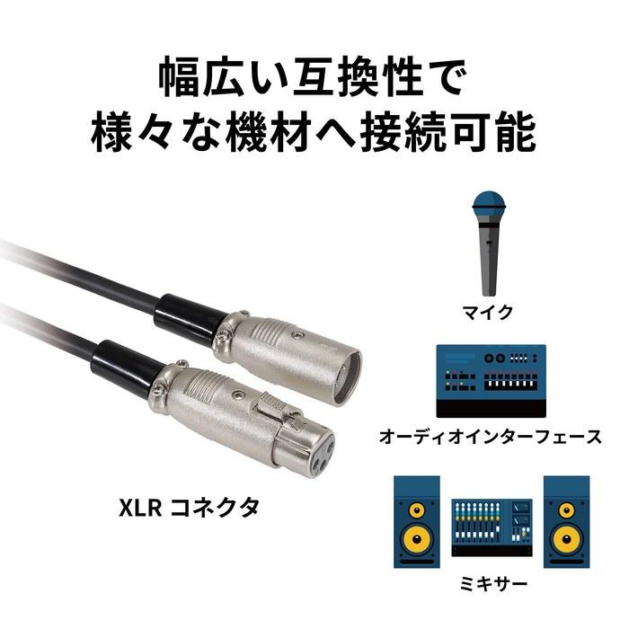 Audio-Technica ATL458A/3.0 Cannon Cable XLR Cable 3.0m Male-Female Black