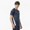 Soccer Wear PRO Field Dress Size L Shirt, Sweat-wicking, Quick-drying, P2MAD506, Unisex, Navy,