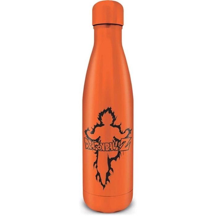 Bouteille - dragon ball z - goku - acier inoxydable - 500 ml - orange