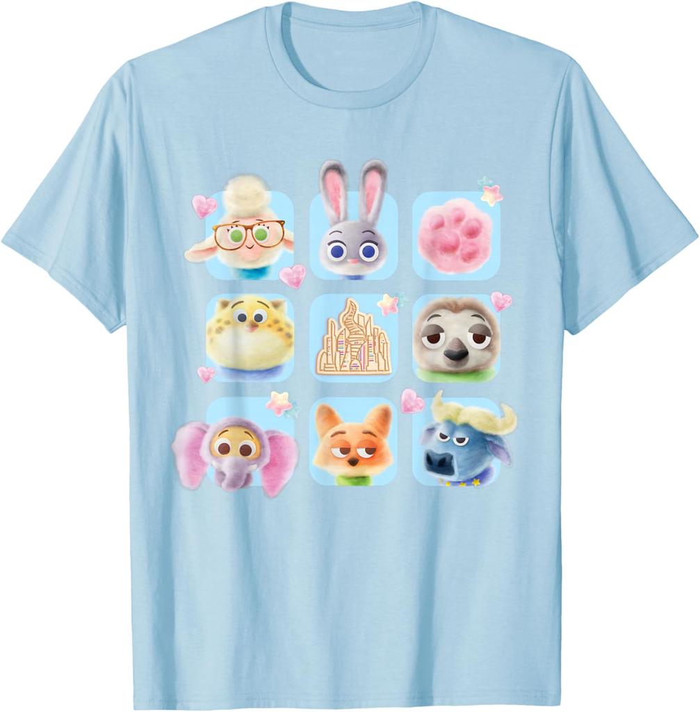 Disney Zootopia Cute Cotton Candy Friends T-Shirt