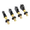 8PCS Metal, Plastic Ukulele Tuners Black And Golden Ukulele Tuning Keys Ukulele Tuning Peg  Ukulele