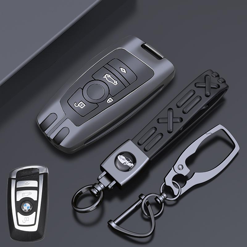 Key Case Cover Fibler Silicone For BMW X1 X3 X4 X5 X6 F15 F16 F48 G30 G38 525 540 740 1 2 5 7 Series 218i Case SO0