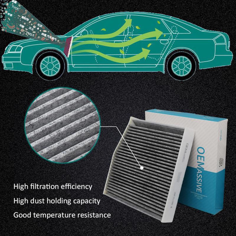 Pentru Mercedes-Benz A/B/GLA-Class CLA W246 W242 W176 C117 X156 X117 A180 A200 A250 A45 B180 Filtru de aer habitaclu 2468300018 2468300118