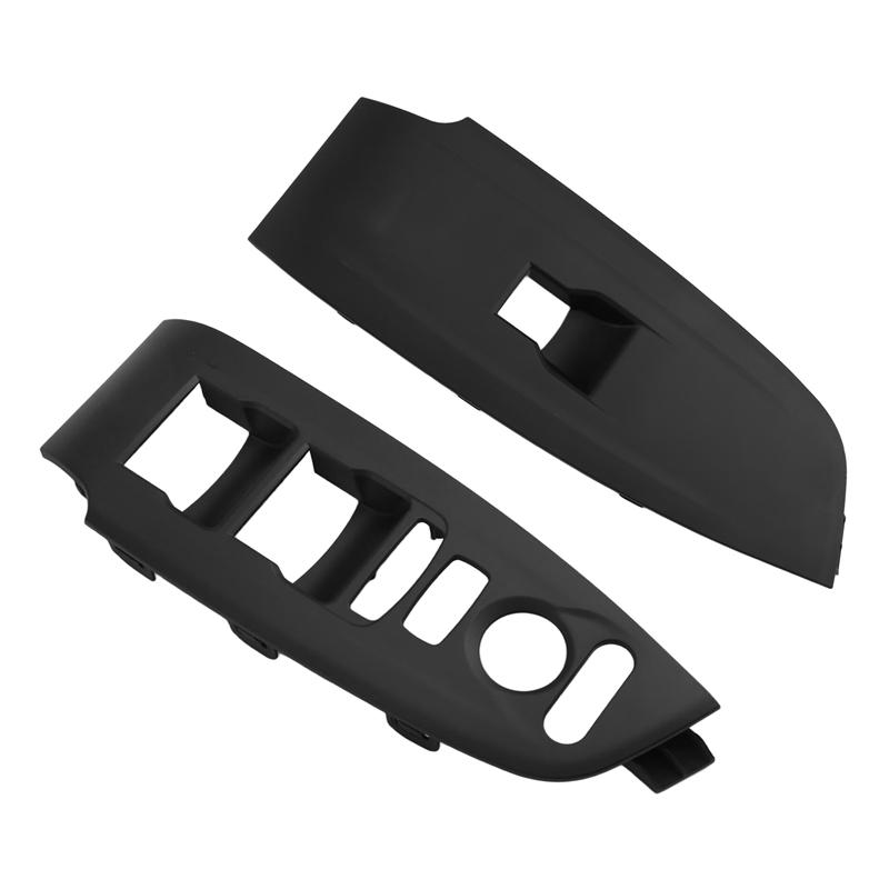 A58X-1Pair Front Door Window Glass Lift Switch Bezel Trim Panel- For Honda Accord 2018- 83592-TVE-H01ZA 83542-TVE-H01ZA