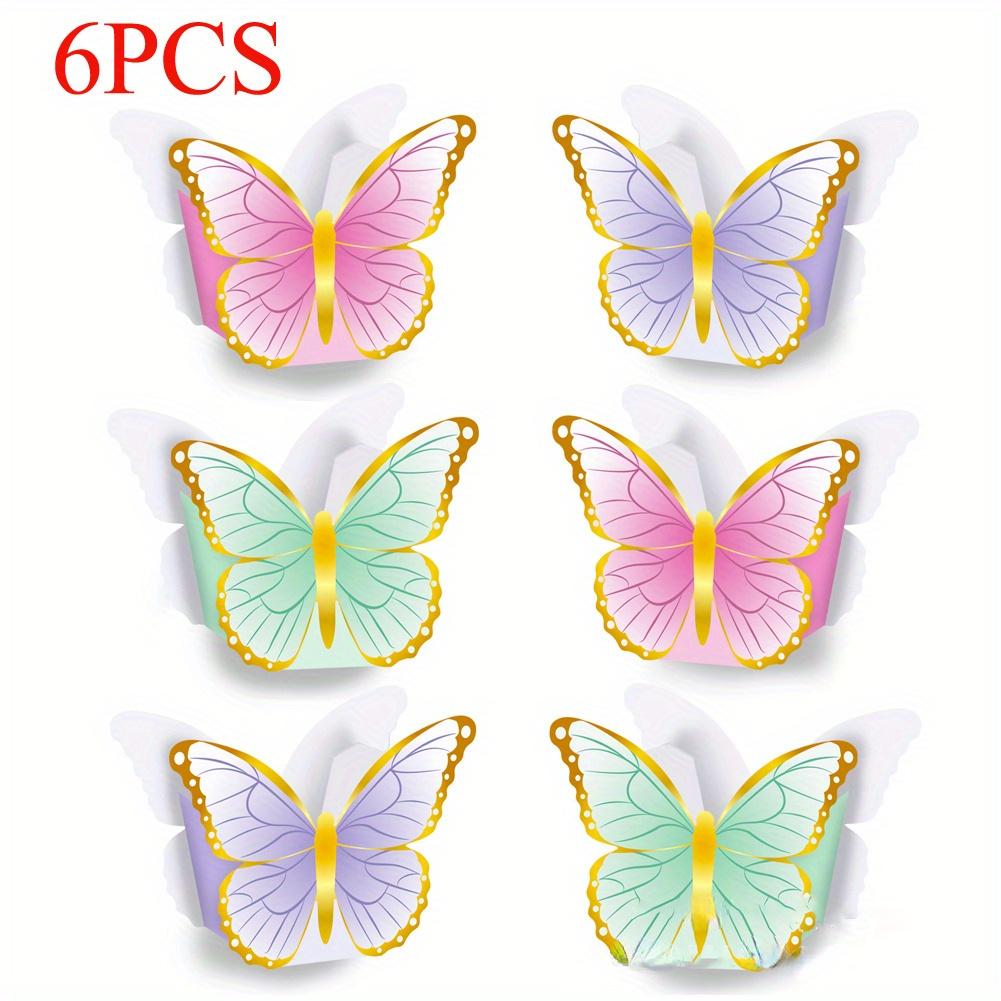 

Butterfly Gift Boxes Handbag Pink Purple Flower Paper Box Table Decor Chocolate Candy Box Wedding Gifts Birthday Packing Bags
