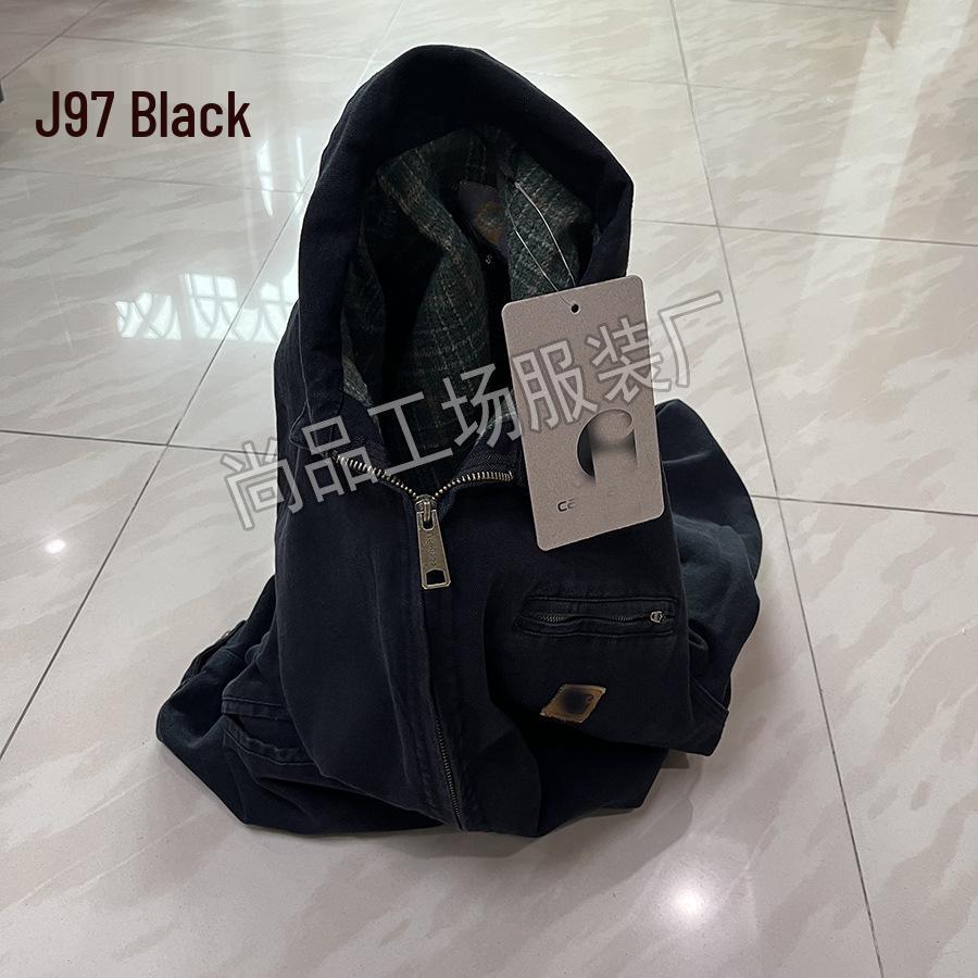 Correct Version Kaha T New J97 Men's Detroit Heavy Industry Washed Jacket - American Classic Style for Couples