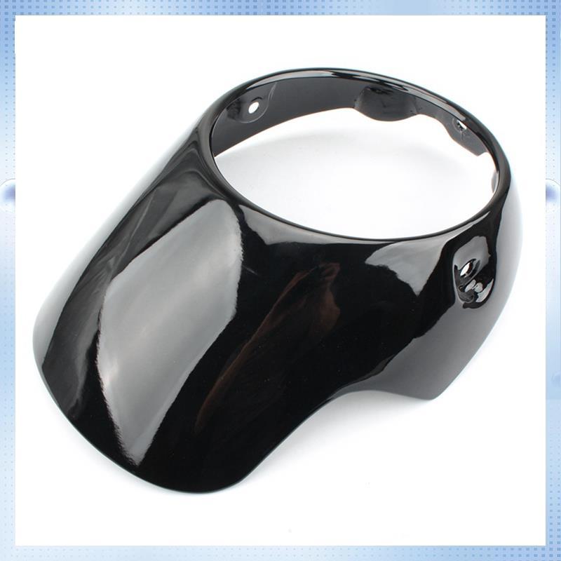 Motorcycle Headlight Fairing Mask Cowl For Triumph BONNEVILLE T100 T120 SE Thruxton 900 Scrambler 2001- Gloss Black