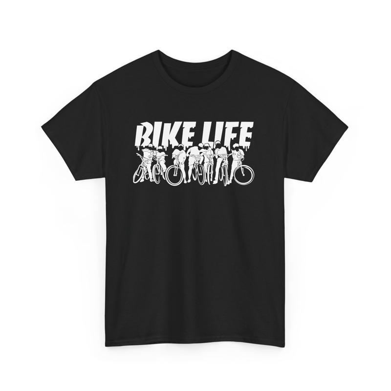 Bike Life Wheelie Big Wheel BMX Black T Shirt SE Ride Out Stunt Bikelife
