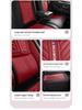 Universal Four Seasons Leather Car Seat Cushion Cover for Small 5-Seat Cars