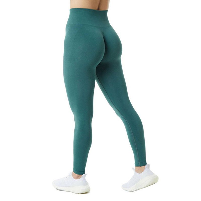

Elastic Slim Yoga Pants with High Waist Stretch Slim Fit Yoga Pants High Waist blackish green 1pant L