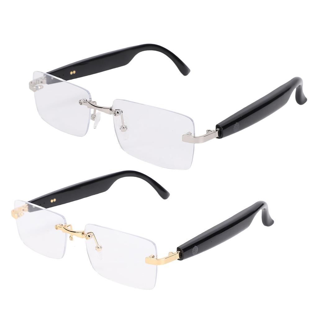 AI Smart Glasses Real Time Translation 180mAh Battery Noise Reduction Multifunctional Bluetooth 5.4 