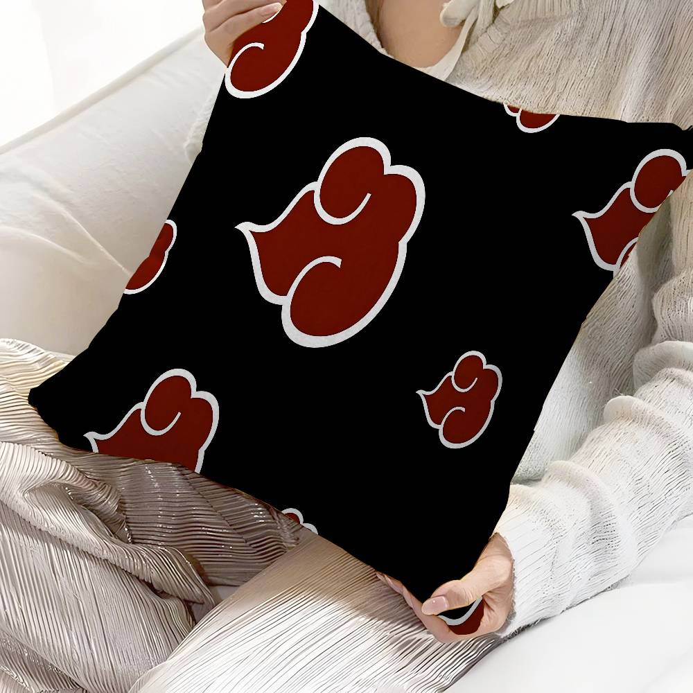 Anime N-Narutos-Japan Maple Design Cushion Cover Happy Autumn Harvest Decor Holiday Decorati Pillow Cover