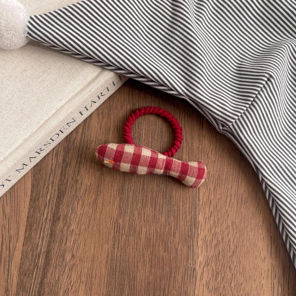 Korean Style Cute Cartoon Cotton Hair Ties for Little Girls – Versatile & Sweet Hair Accessories