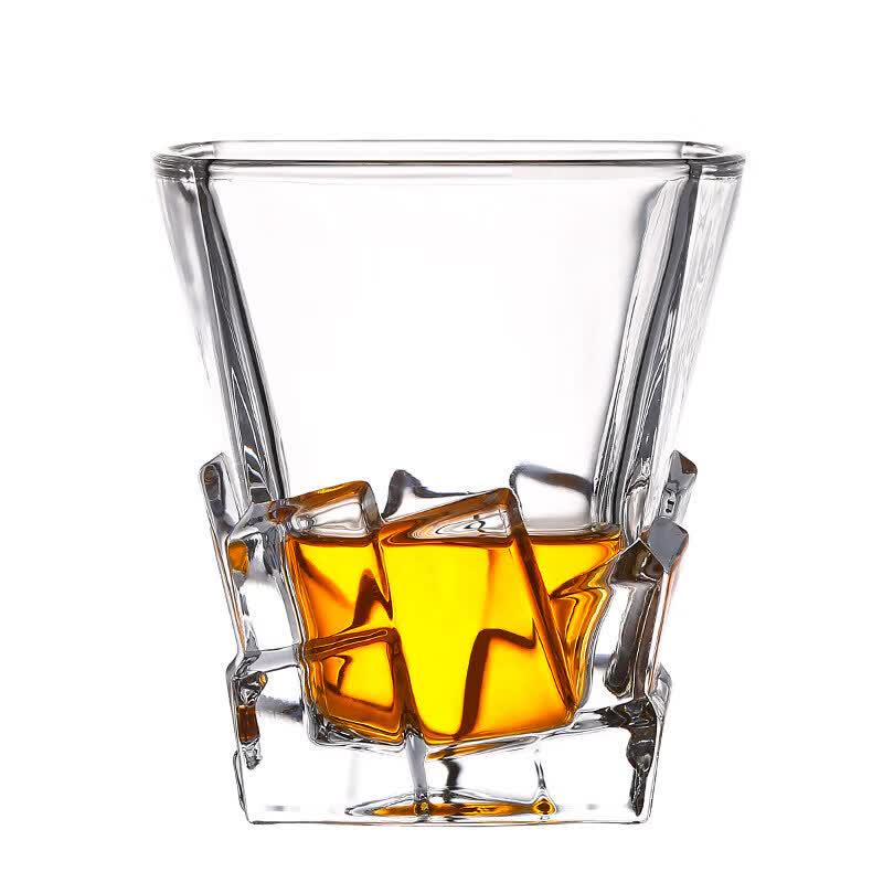 ZISIZ European Style Crystal Whiskey Glass