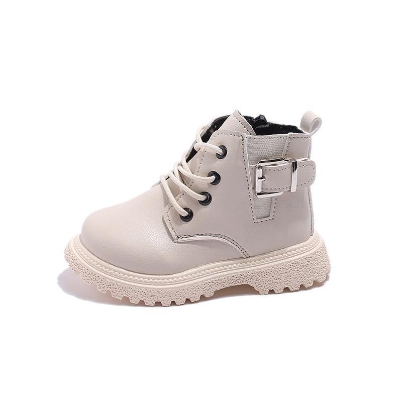 Girls' Stylish Leather Martin Boots - Autumn/Winter 2026 Collection, British-Inspired Medium and Large Children's Fashion Boots