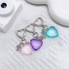 Elegant Heart Keychain Pendant Key Charm Keyring for Everyday Use and Travel