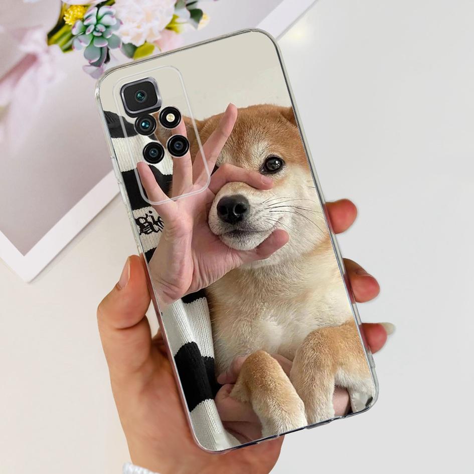 For Xiaomi Redmi 10 Case Fashion Butterfly Clear Silicone Soft TPU Protective Cover For Xiaomi Redmi 10 Prime 2022 Redmi10 Coque