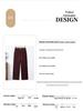 Mom's Stylish Fleece-Lined Winter Pants: Elastic Waist, Straight-Leg, 2025 Style for Mid-Aged and Elderly Women, 50+