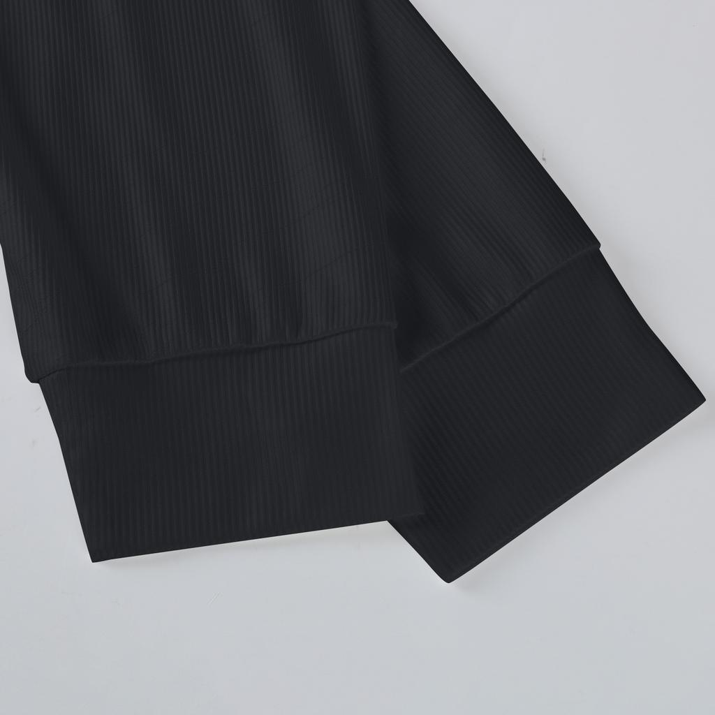 Men's Casual Style Solid Color Loose  Shirt Long-sleeved Top