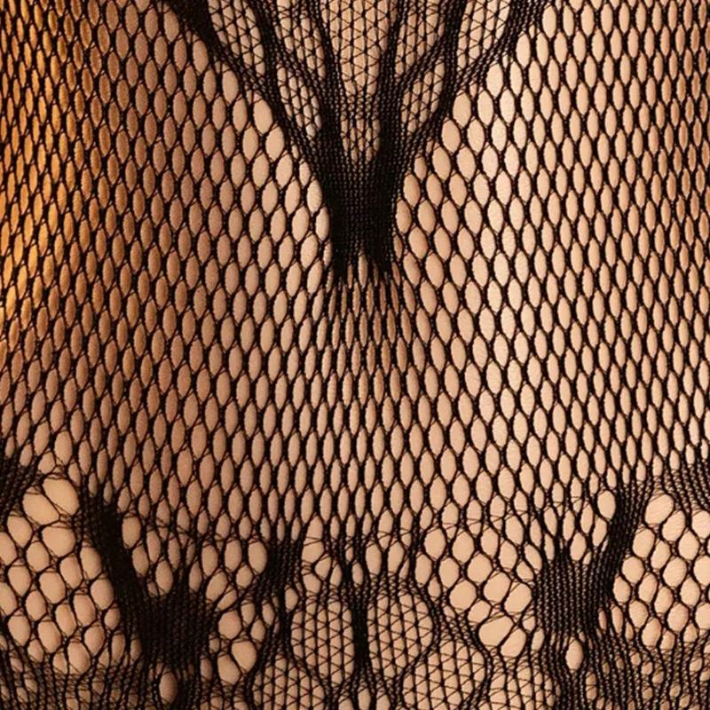 Adult Hollow Lingerie Set Women's Erotic Fishnet Bodystocking Crotchless Temptation Bodysuit Porn Breastless Hot Mesh Underwear