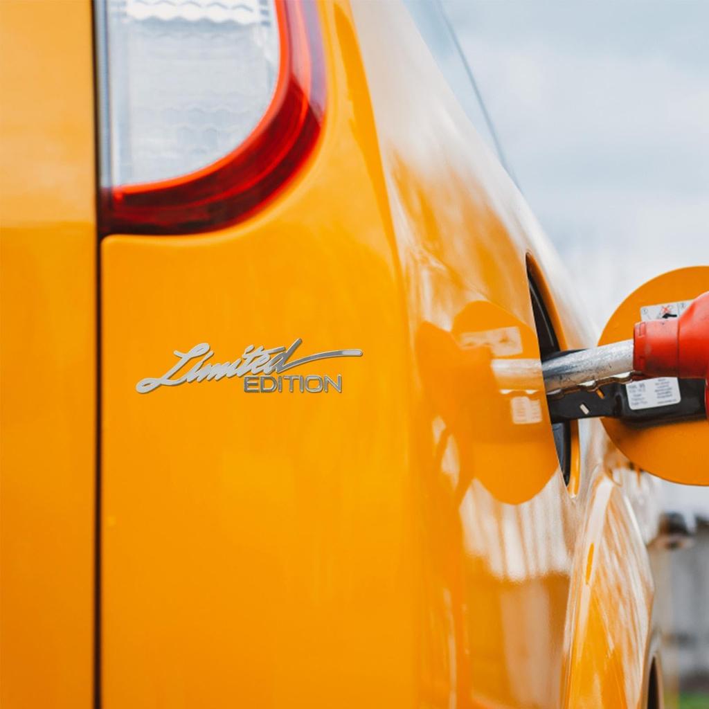 Car Body Sticker Limited Edition, Auto Rear Side Decal, Trunk Clear Decal Sticker, Metal