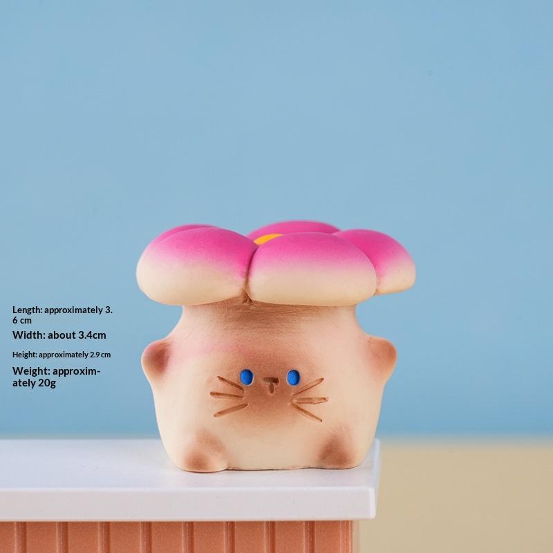 Neue Cartoon Fadcute Katze Pai Serie Harzfigur Ornament Premium-Textur Feiertags-Hausdekoration Modellspielzeug Überraschungsgeschenke