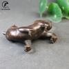 Antique Copper cat King Statue Lucky Desk Ornaments Animal Figurines BIG Tea Pets Home Feng Shui Decoration Accessories