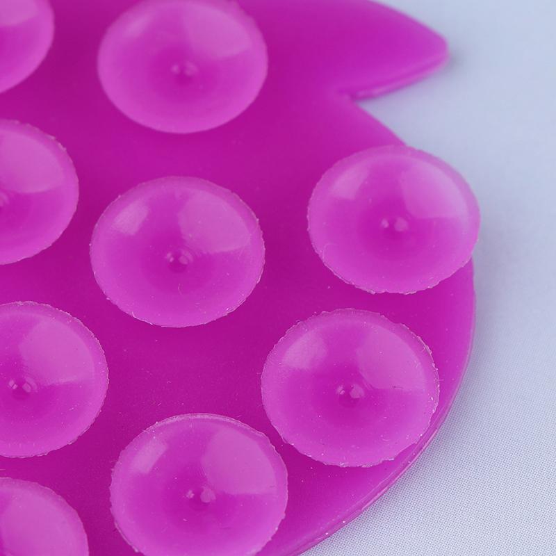 1 szt. Silikonowy uchwyt na telefon w kształcie jabłka/motyla, przyssawka, wspornik, podkładka samoprzylepna do mocowania, przyssawka do telefonu komórkowego